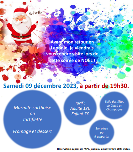 affiche repas 