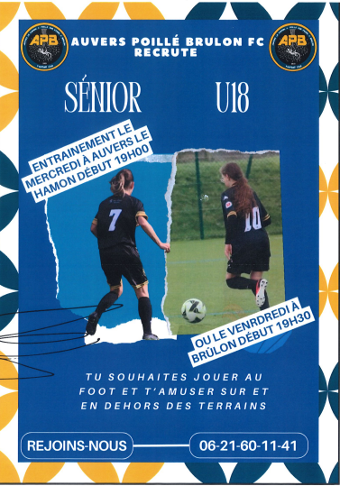 affiche club de foot