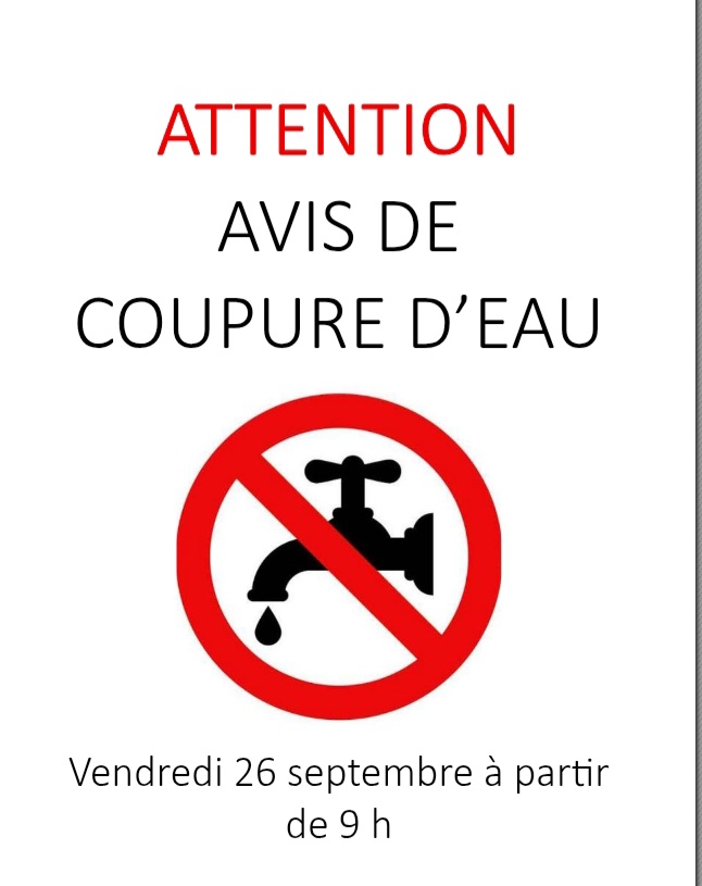 Coupure d'eau 