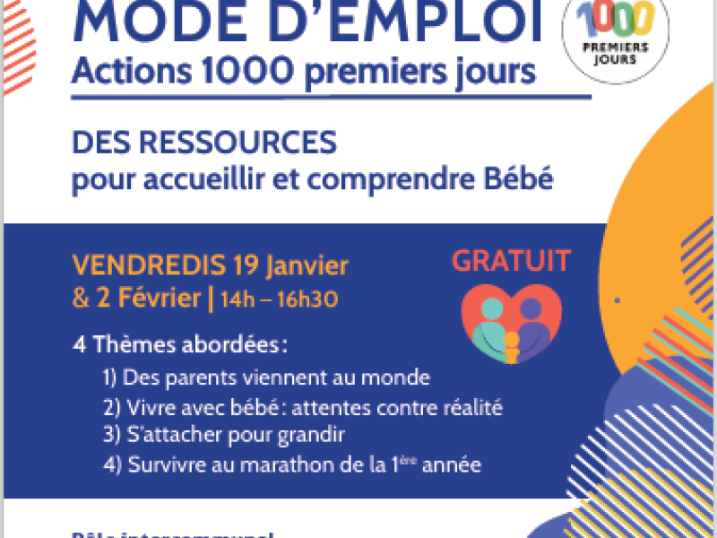 affiche bébé mode d'emploi